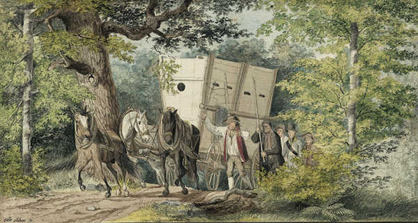 Woodland with a Horse and Cart
