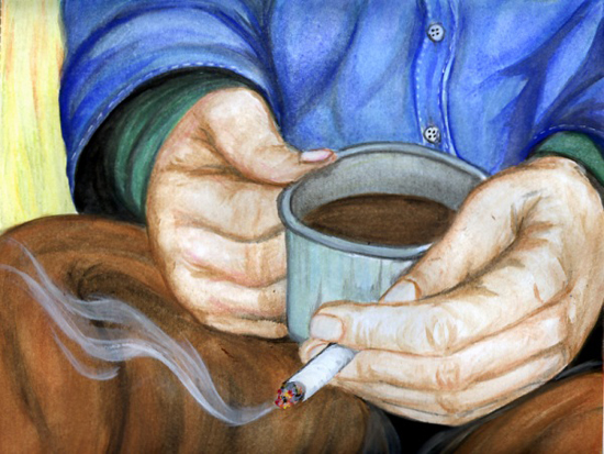 Cup of Coffee and a Cigarette
