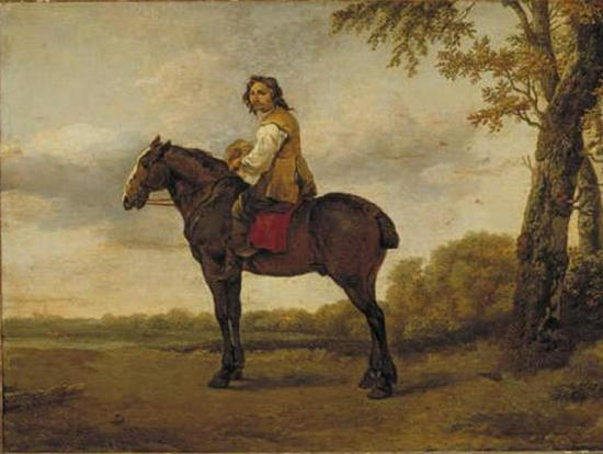 Rider on a brown horse - Paulus Potter