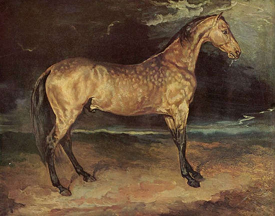 Horse in the Storm - Jean Louis Théodore Géricault