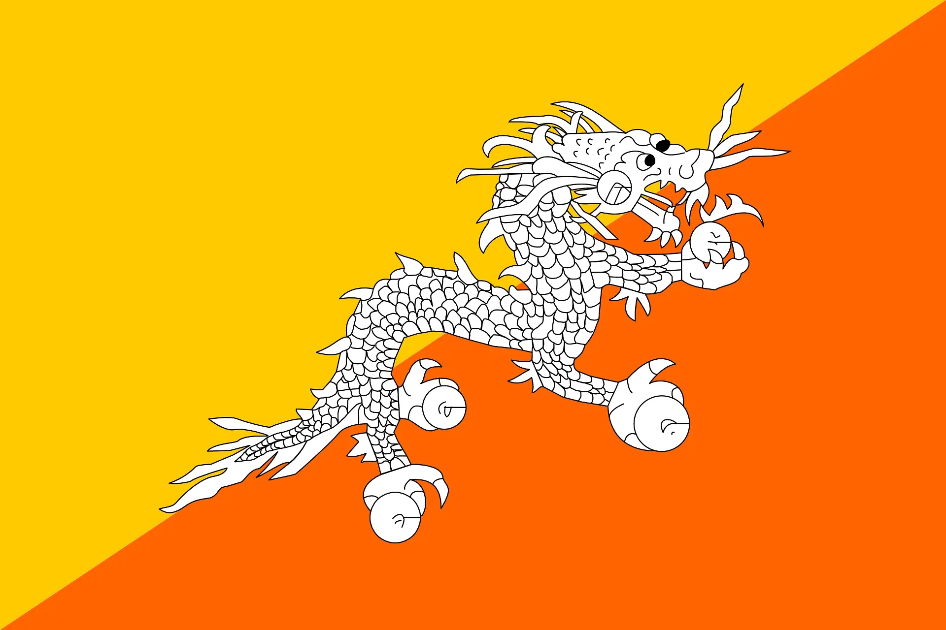Bhutan flag