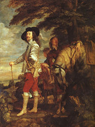 Charles I King of England at the Hunt - Anthony van Dyck