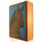 Black Horse Jewelry Keepsake Box