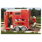 Traditional Red Horse Trailer
