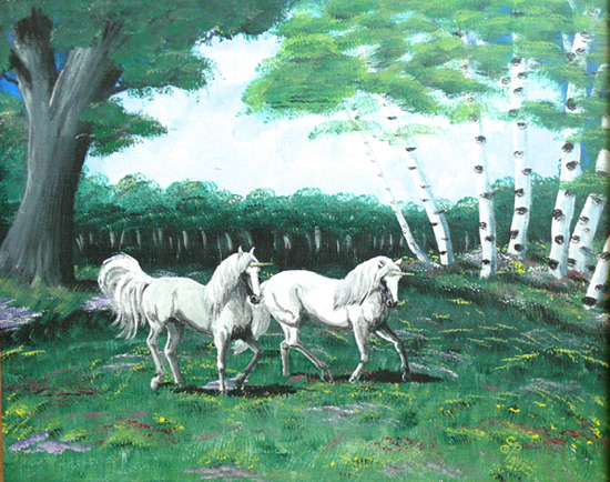 Unicorns in the Meadow