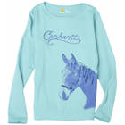 Girls Glitter Horse T-Shirt