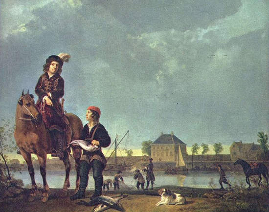 Equestrian portrait of Pieter de Roovere