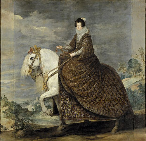 Equestrian Portrait of Dona Isabel de Borbon