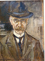 Friedrich Eckenfelder Self Portrait