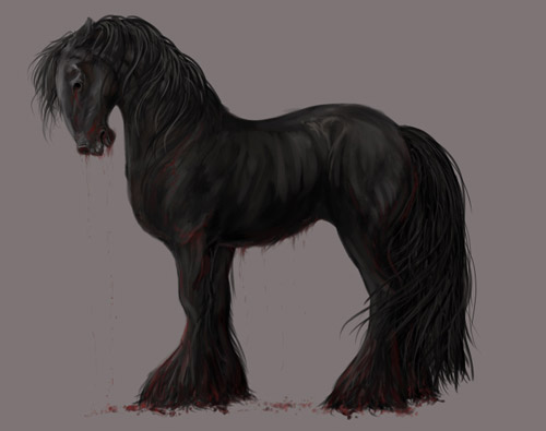 The Death Horse, horse artwork