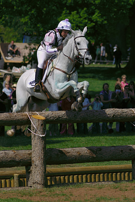 Eventing horse and rider jumping a fence Eventing horse and rider jumping a fence