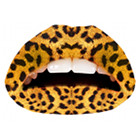 Violent Lips Leopard Temporary Lip Tattoo