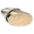 Low Luv by Erin Wasson Tall Horse Hoof Ring