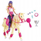 Barbie & Tawny Champion Trotting Horse