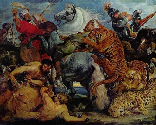 Peter Paul Rubens - Tiger and Lion Hunting