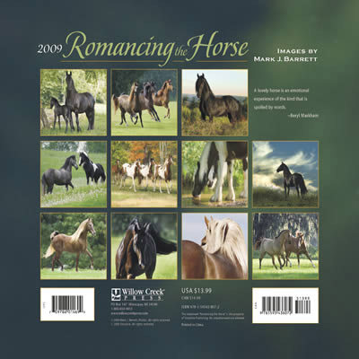 2009 Romancing the Horse Calendar