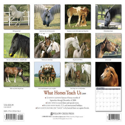 2009 What Horses Teach Us Calendar
