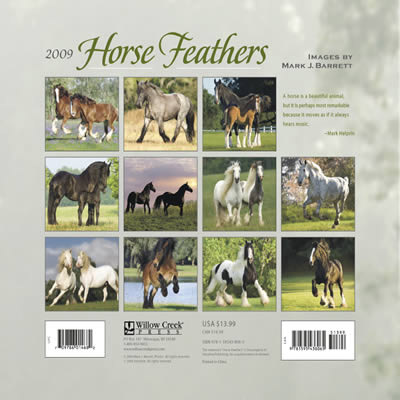 2009 Horse Feathers Calendar