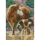 Sunlit Horse Counted Cross Stitch Kit