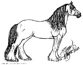 Horse to color Horse to color