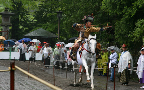 Yabusame - mounted archerr Yabusame - mounted archer