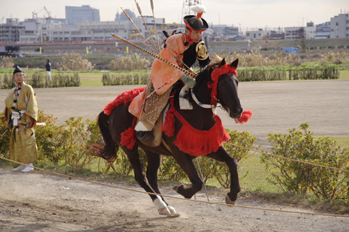 Yabusame - mounted archer Yabusame - mounted archer