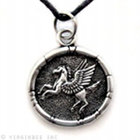 Pegasus Winged Horse Talisman Necklace