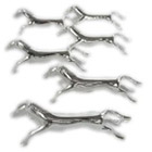 Silver Horse Knife Rests