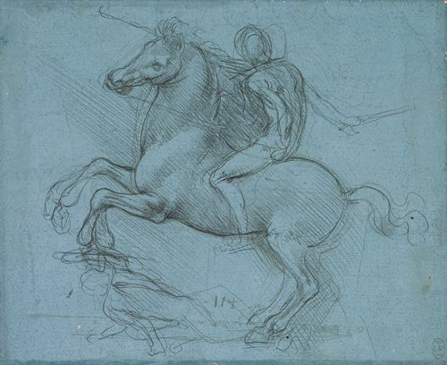 Leonardo da Vinci Horse Sketch