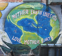 Mother Earth Loves You, Love Mother Earth Graffiti