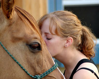 A woman & her horse