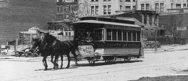Horse Drawn Streetcar no. 148 - New York City
