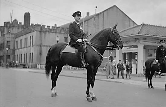 Chief of Vancouver Police on Horseback