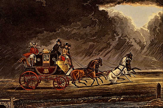 The Mail Coach in a Thunderstorm