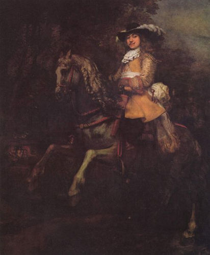 Portrait of Frederick Rihel with Horse