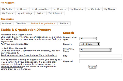 Rendaivu directory Rendaivu directory