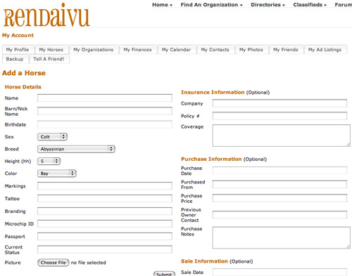 Rendaivu screenshot