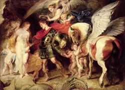 Perseus liberating Andromeda