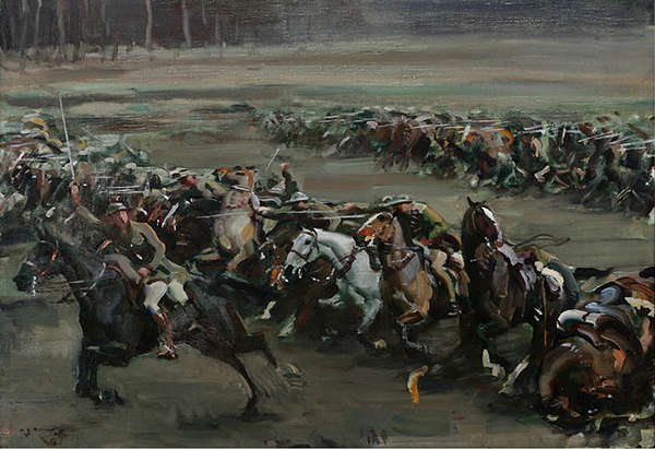 Lord Strathcona's Horse - Alfred Munnings