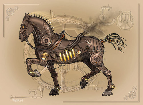Iron Horse, horse artwork