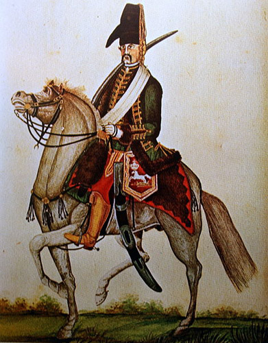 Lucknerscher Hussar in the Seven Years War