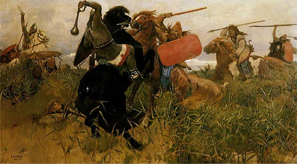Battle Between the Scythians and the Slavs
