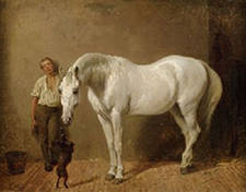 Horse, Hound and Boy - Carl Steffeck