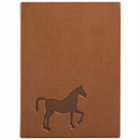 Embossed Leather Horse Journal