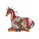Decorative Horse Figurine Table Fan